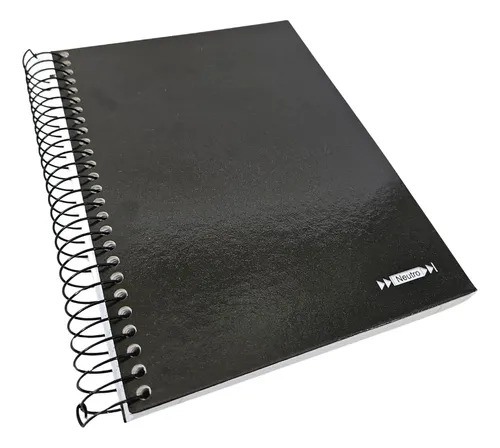 CADERNO SEM PAUTA C.D. PRETO 96FLS 